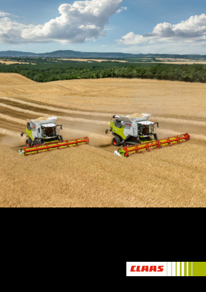 Combine agricole Claas Trion 720 Terra Trac