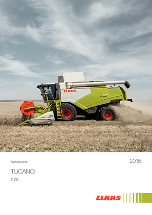 Combine agricole Claas Tucano 570