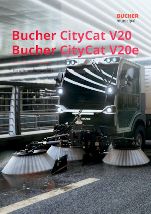 Măturători stradale compacte Bucher-Schörling CityCat V20