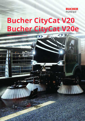 Măturători stradale compacte Bucher-Schörling CityCat V20