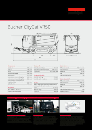 Măturători stradale compacte Bucher-Schörling CityCat VR50