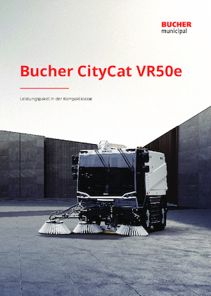 Măturători stradale compacte Bucher-Schörling CityCat VR50e