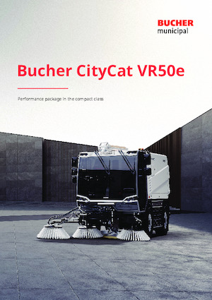 Măturători stradale compacte Bucher-Schörling CityCat VR50e