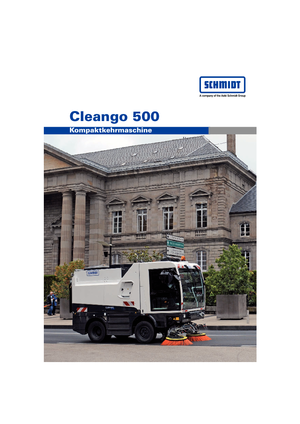 Măturători stradale compacte Schmidt Cleango 500