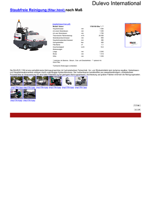 Măturători stradale compacte Dulevo Dulevo 1750/100 Elite EH