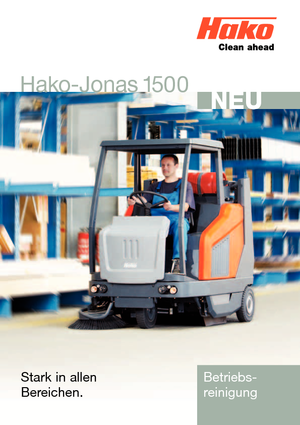 Măturători stradale compacte Hako Jonas 1500 D
