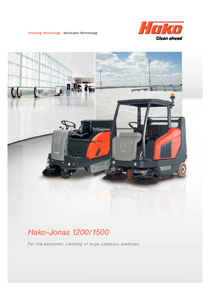 Măturători stradale compacte Hako Jonas 1500 E
