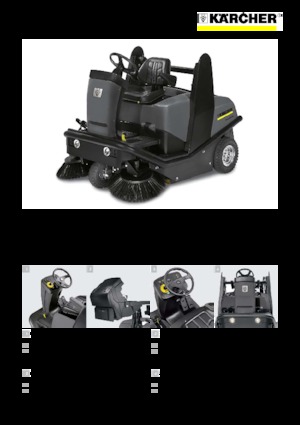 Măturători stradale compacte Kärcher KM 120/150 R D 2 SB