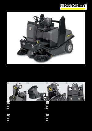Măturători stradale compacte Kärcher KM 120/150 R P 2 SB