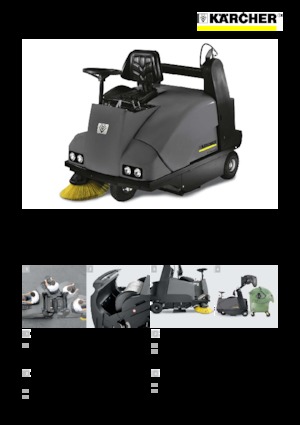 Măturători stradale compacte Kärcher KMR 1250 BAT Pack