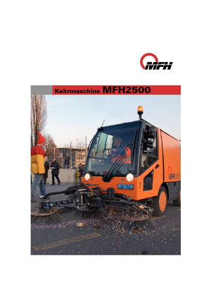 Măturători stradale compacte MFH Hochdorf MFH 2500