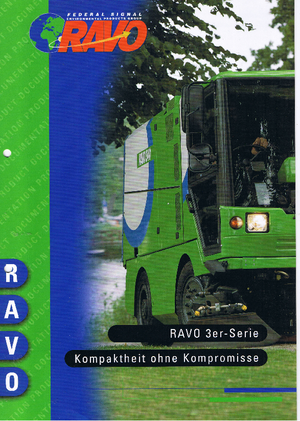 Măturători stradale compacte Ravo Ravo 340 CD