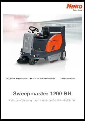 Măturători stradale compacte Hako Sweepmaster B 1200 RH