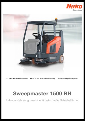 Măturători stradale compacte Hako Sweepmaster D 1500 RH