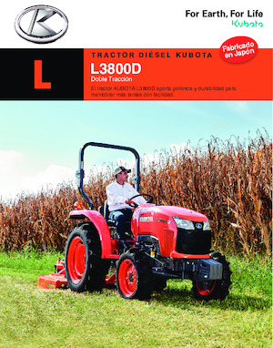 Tractoare municipale Kubota L3800D