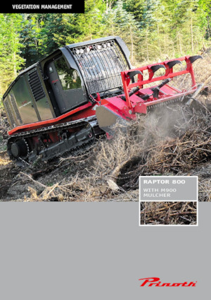 Tractoare municipale Prinoth Raptor 800