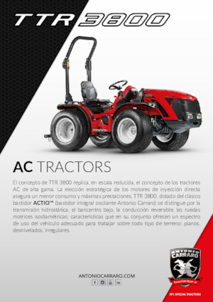 Tractoare municipale Carraro TTR 3800 HST