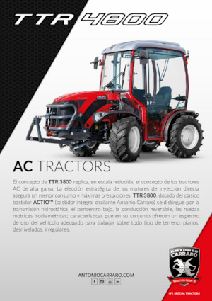 Tractoare municipale Carraro TTR 4800 HST