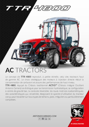 Tractoare municipale Carraro TTR 4800 HST