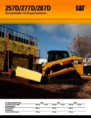 Mini încărcătoare Caterpillar 287D