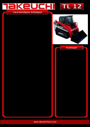 Mini încărcătoare Takeuchi TL 12