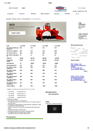 Mașini de bilonat compost Seko SCV 470 MD
