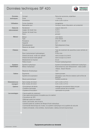 Mașini de bilonat compost Neuson-Ecotec SF 420