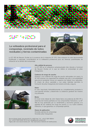 Mașini de bilonat compost Neuson-Ecotec SF 420