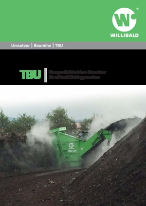 Mașini de bilonat compost Willibald TBU 3 P