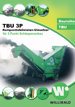 Mașini de bilonat compost Willibald TBU 3 P