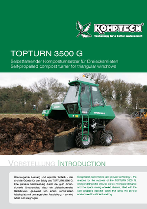 Mașini de bilonat compost Farwick® Topturn 3500
