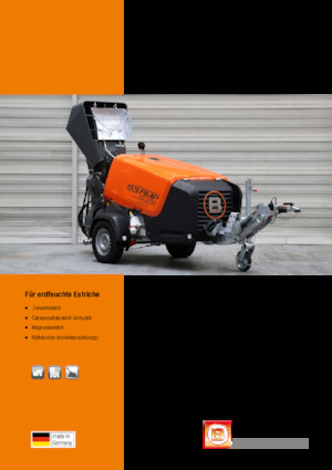 Conveioare cu aer comprimat Brinkmann EstrichBoy EC 450 BS Flex Drive 