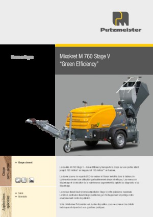 Conveioare cu aer comprimat Putzmeister M 760 DHB 