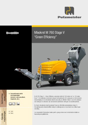 Conveioare cu aer comprimat Putzmeister M 760 DHB 