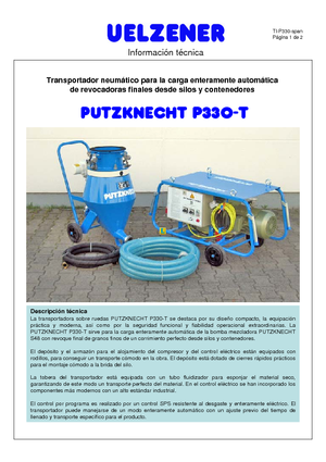 Conveioare cu aer comprimat Uelzener P 330-100