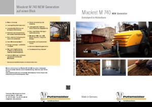 Conveioare cu aer comprimat Putzmeister M 740 DB