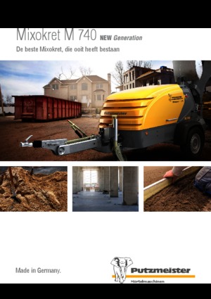 Conveioare cu aer comprimat Putzmeister M 740 DBS