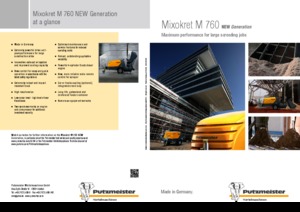 Conveioare cu aer comprimat Putzmeister M 760 DHB