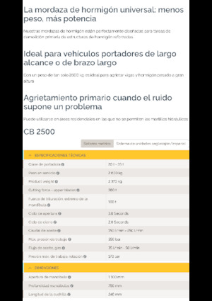 Concasoare de beton Epiroc CB 2500
