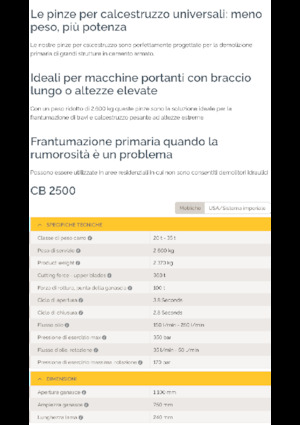Concasoare de beton Epiroc CB 2500