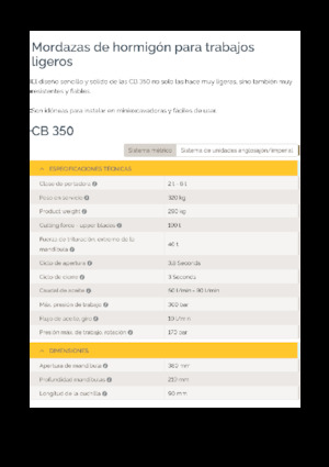 Concasoare de beton Epiroc CB 350