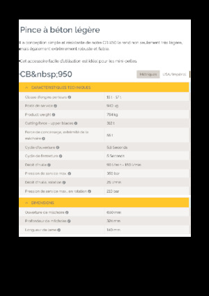 Concasoare de beton Epiroc CB 950