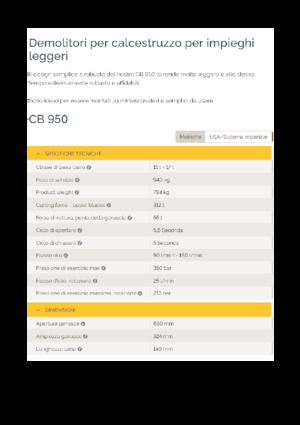 Concasoare de beton Epiroc CB 950