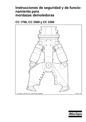 Concasoare de beton Atlas Copco CC 2500S