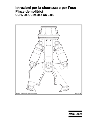 Concasoare de beton Atlas Copco CC 2500S