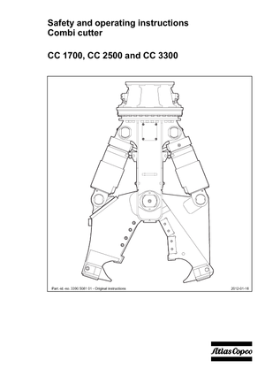 Concasoare de beton Atlas Copco CC 2500S