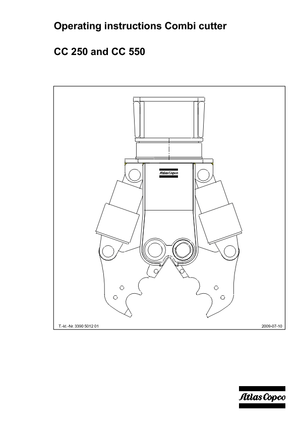 Concasoare de beton Atlas Copco CC 550