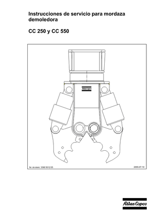Concasoare de beton Atlas Copco CC 550