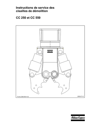 Concasoare de beton Atlas Copco CC 550
