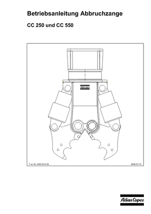 Concasoare de beton Atlas Copco CC 550